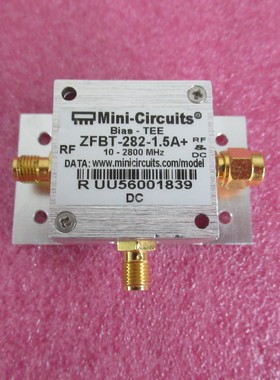 MINI ZFBT-282-1.5A+ 10-2800MHz 1.5A 30V SMA 射频同轴偏置器