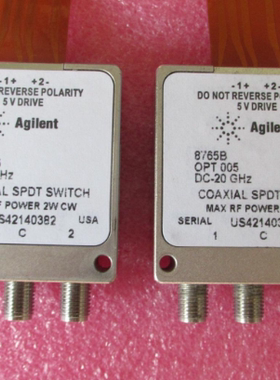 Agilent/HP 8765B DC-20GHz SMA 5V 单刀双掷 射频微波同轴开关