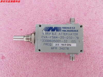 MIDWEST 2.5-18GHz 0-30dB SMA 射频微波 同轴连续 可调衰减器
