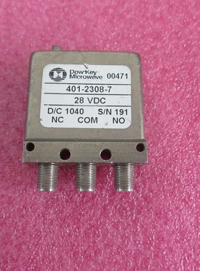 Dow-key 401-2308-7 DC-18GHz 28V SPDT 双刀双掷 射频同轴开关