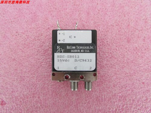 RCT RDS-SR012 DC-18GHz SMA 15V 单刀单掷 射频 高功率 同轴开关