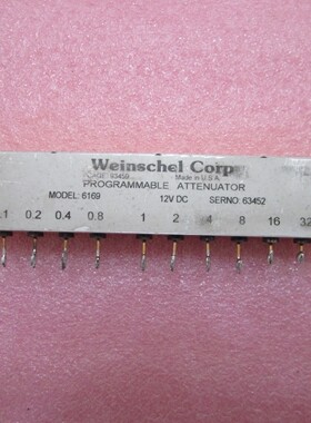 6169 Weinschel 3GHz 0-64.5dB 0.1dB步进 射频程控步进衰减器
