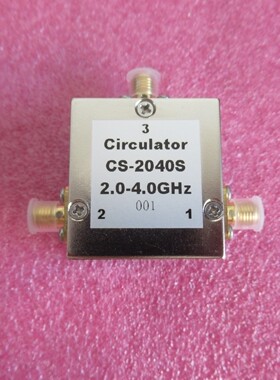 2-4GHz S波段 100W 2000-4000MHz SMA母 射频微波同轴环形器
