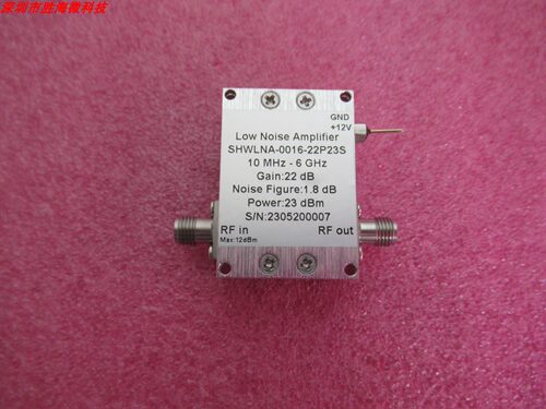10MHz-6GHz22dB23dBm放大器