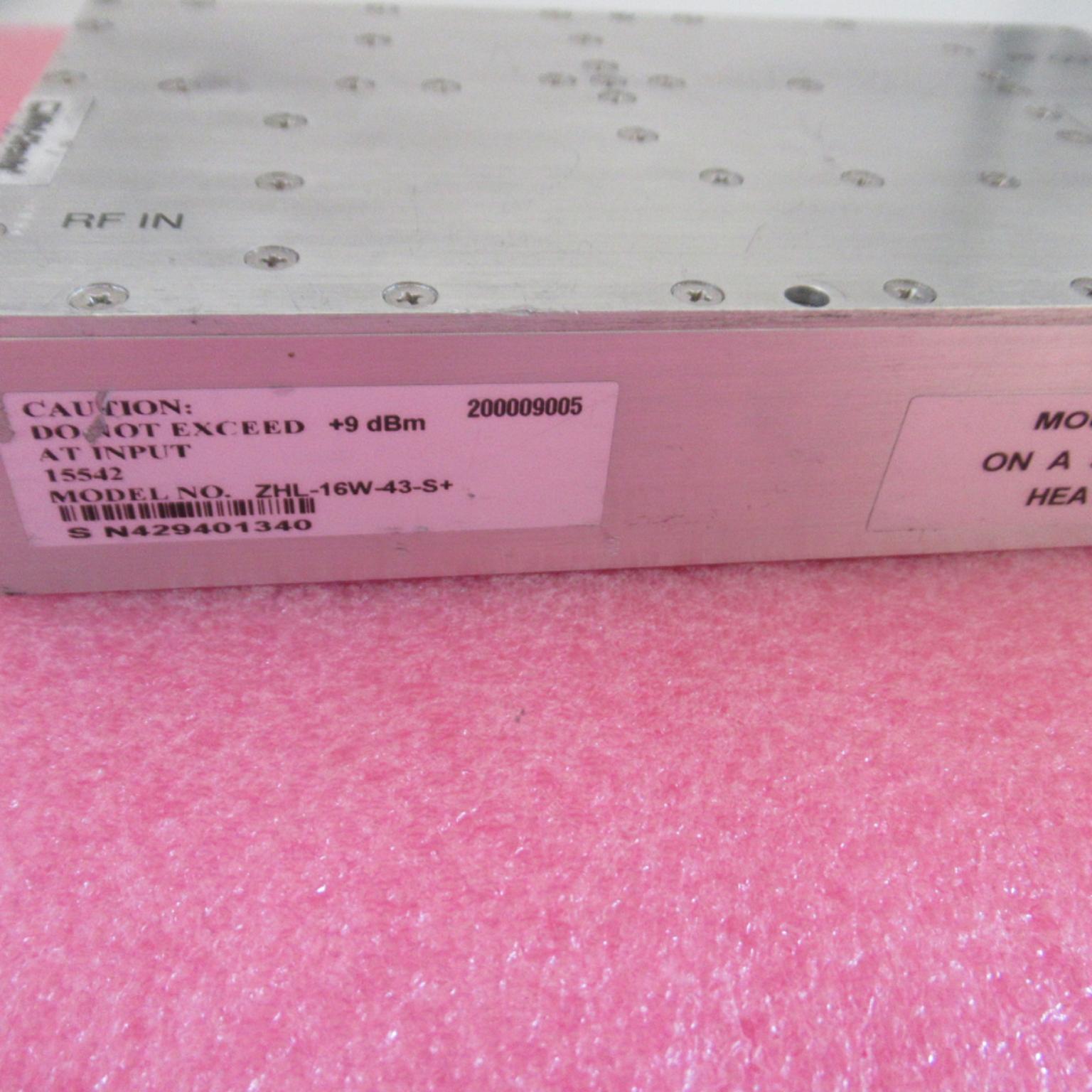 ZHL-16W-43-S+高功率放大器