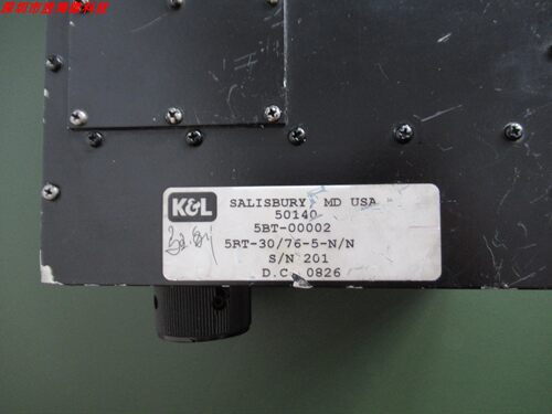 30-76MHz带宽2.3MHz可调滤波器