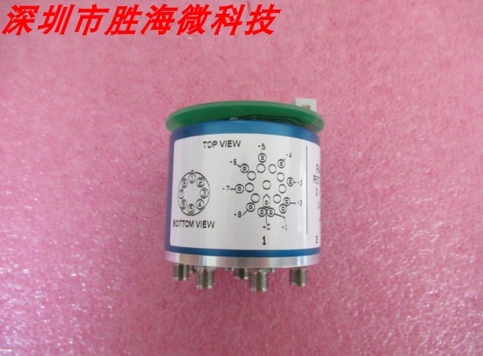 Radiall R573402810 DC-18GHz 12V SMA 单刀八掷 射频同轴开关