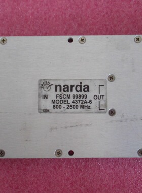 Narda 4372A-6 800-2500MHz 30W SMA母 射频微波一分六功率功分器