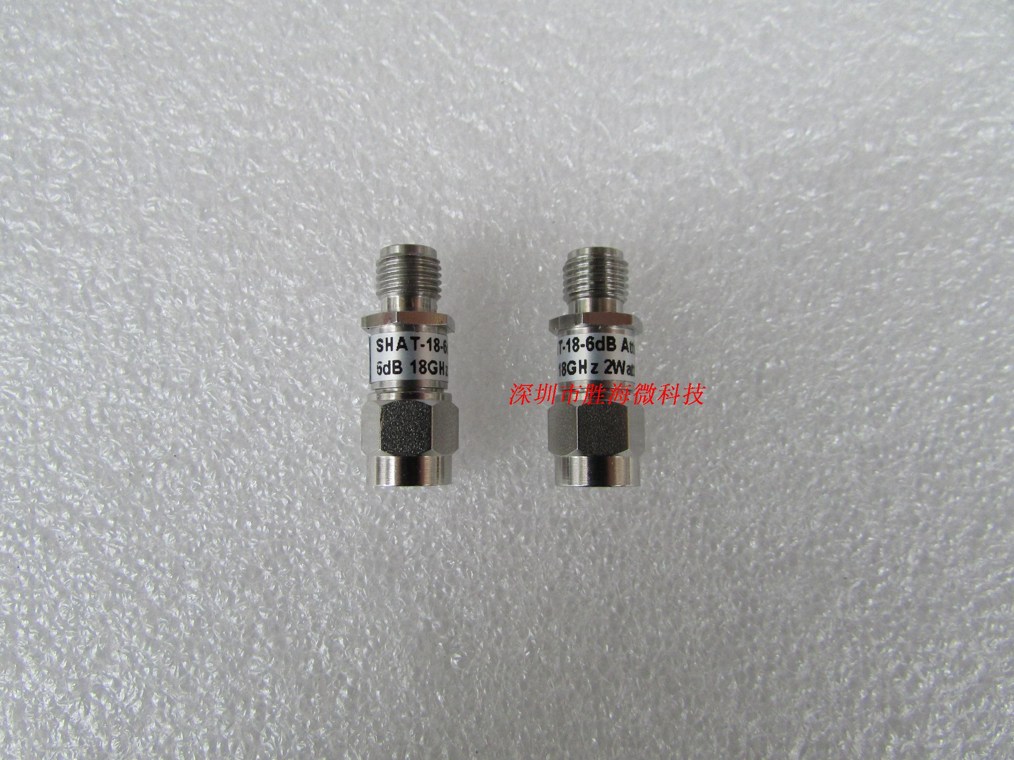SHAT-18-6 DC-18GHz 6dB 2W 驻波：1.25 SMA 射频 固定衰减器