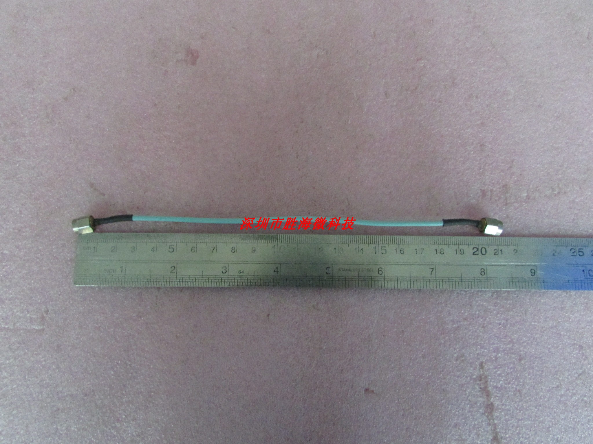 进口 DC-18GHz SMA-SMA公 RF 21cm 射频微波 半柔 同轴 电缆跳线