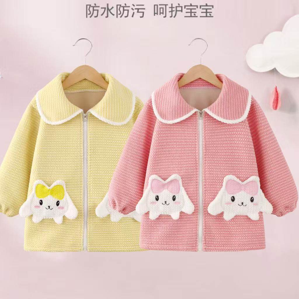 儿童罩衣女宝宝吃饭围兜防水防脏公主围裙秋冬洋气外穿婴儿反穿衣,童装/婴儿装/亲子装,反穿衣/罩衣,淘宝优惠券,粉丝福利购,淘宝优惠卷