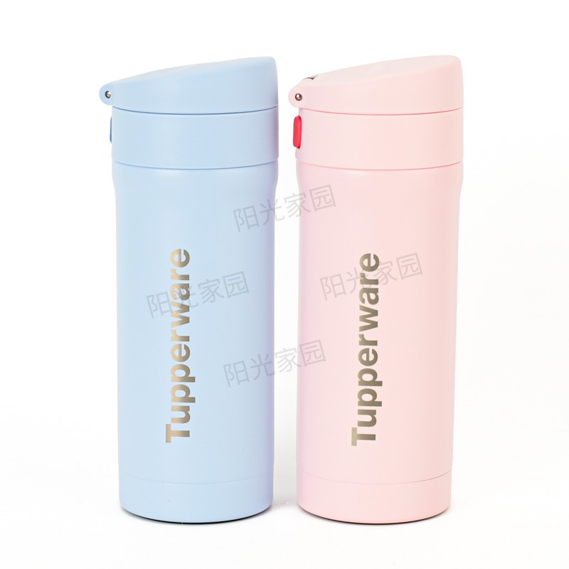 特百惠易开盖不锈钢真空保温杯