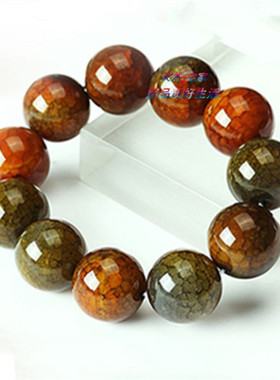 天然龙纹石108颗佛珠手串情侣款龙纹石玛瑙手链单圈多圈手链包邮