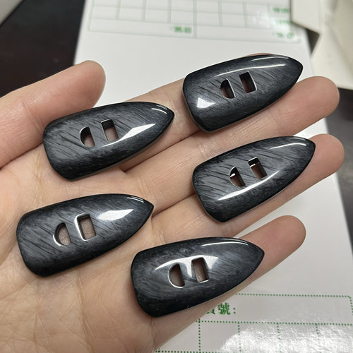 大衣风衣外套毛呢针织衫毛衣树脂.真牛角扣渐变扣子钮扣