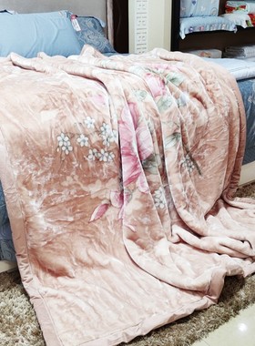 鹤山毛毯超柔云毯休闲毯3.2kg简约双层冬季200X230