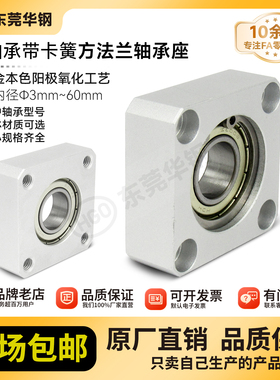 BKH方法兰轴承座组件单轴承座固定座带轴承铝合金 BASA     BFF33