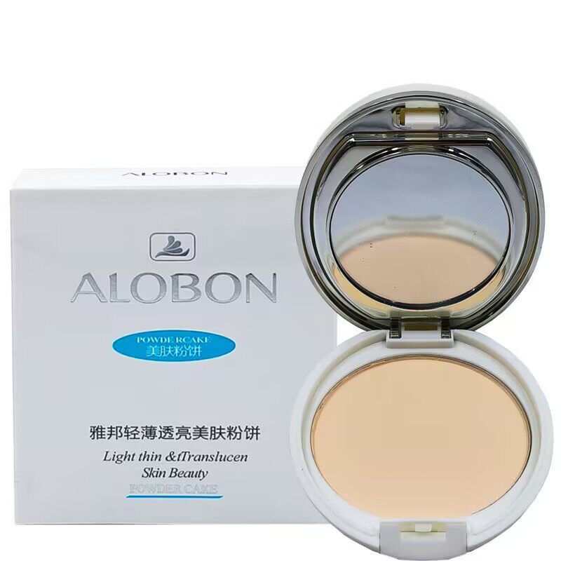 雅邦轻薄透亮美肤粉饼定妆粉遮瑕毛孔清爽持久防水不脱妆修容干粉