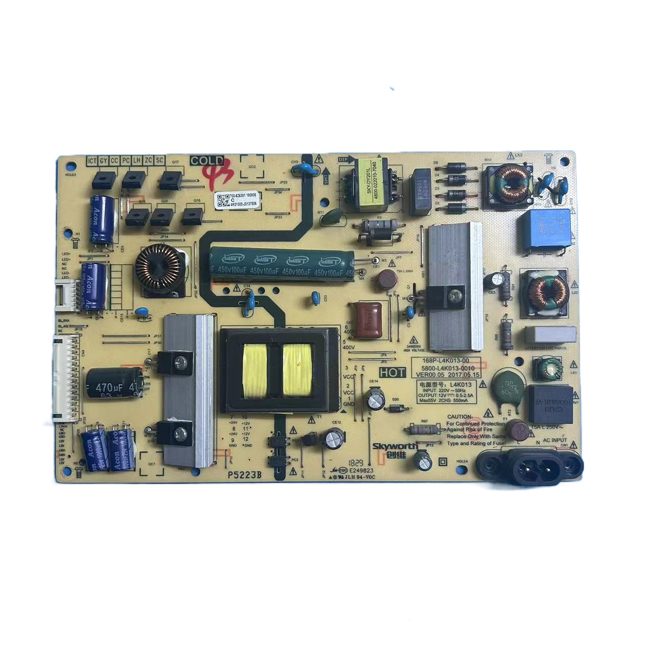 创维43G6A电源板5800-L4K013-00