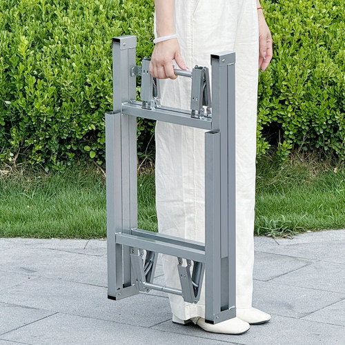 柔通折叠桌架长方形桌腿支架家用