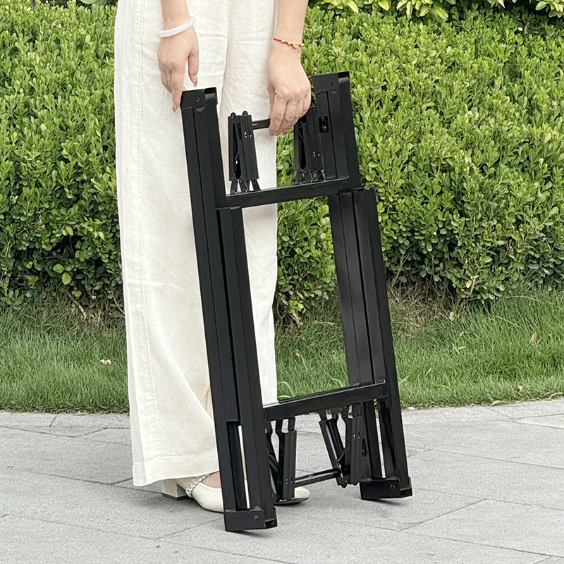 家用折叠桌子腿支架可折叠桌架子金属桌架 饭桌腿支架 餐台脚桌腿