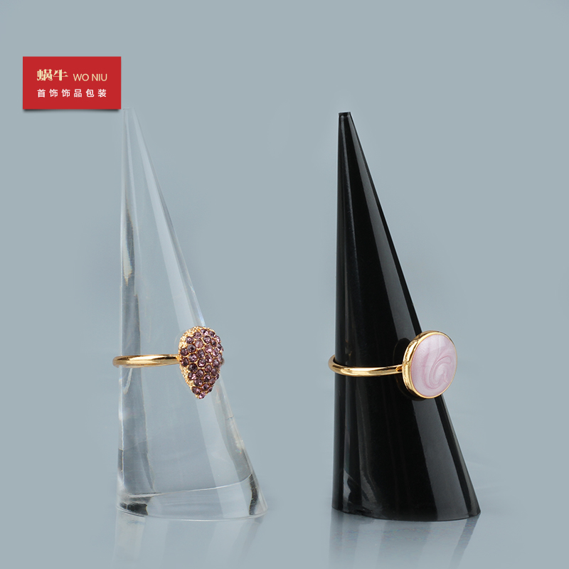 透明黑色亚克力展示架底座展示架