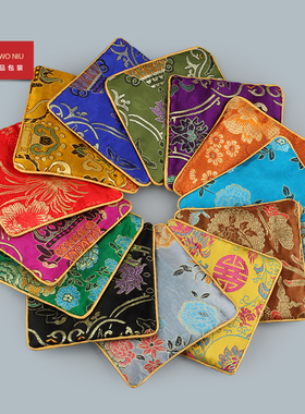 32LLB拉链盘玩袋锦囊布袋珠宝首饰袋文玩布袋手串袋小福袋佛珠袋