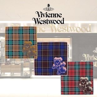 日单外贸土星 地球仪 西太后薇薇恩 纯棉纱布刺绣手帕小方巾