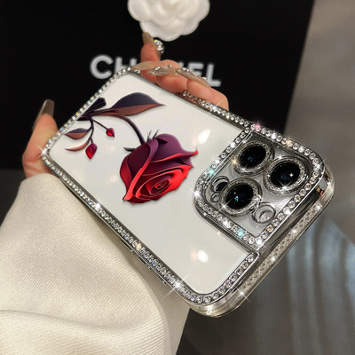 猫咪镜子新款自带镜头膜手机壳