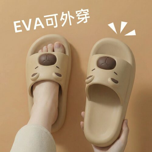 可爱卡皮巴拉儿童拖鞋女童新款夏