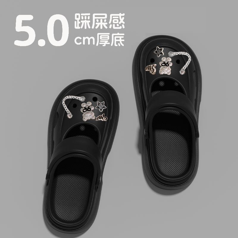 【领带小熊】玛丽珍洞洞鞋女夏季