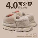 室内家居防滑保暖毛绒外穿包跟棉拖鞋 2025新款 女 女士冬季 厚底棉鞋