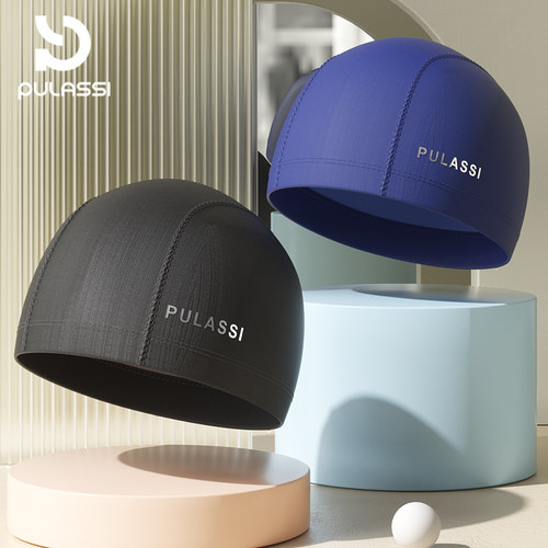 pulassi泳帽女款成人不勒头布艺