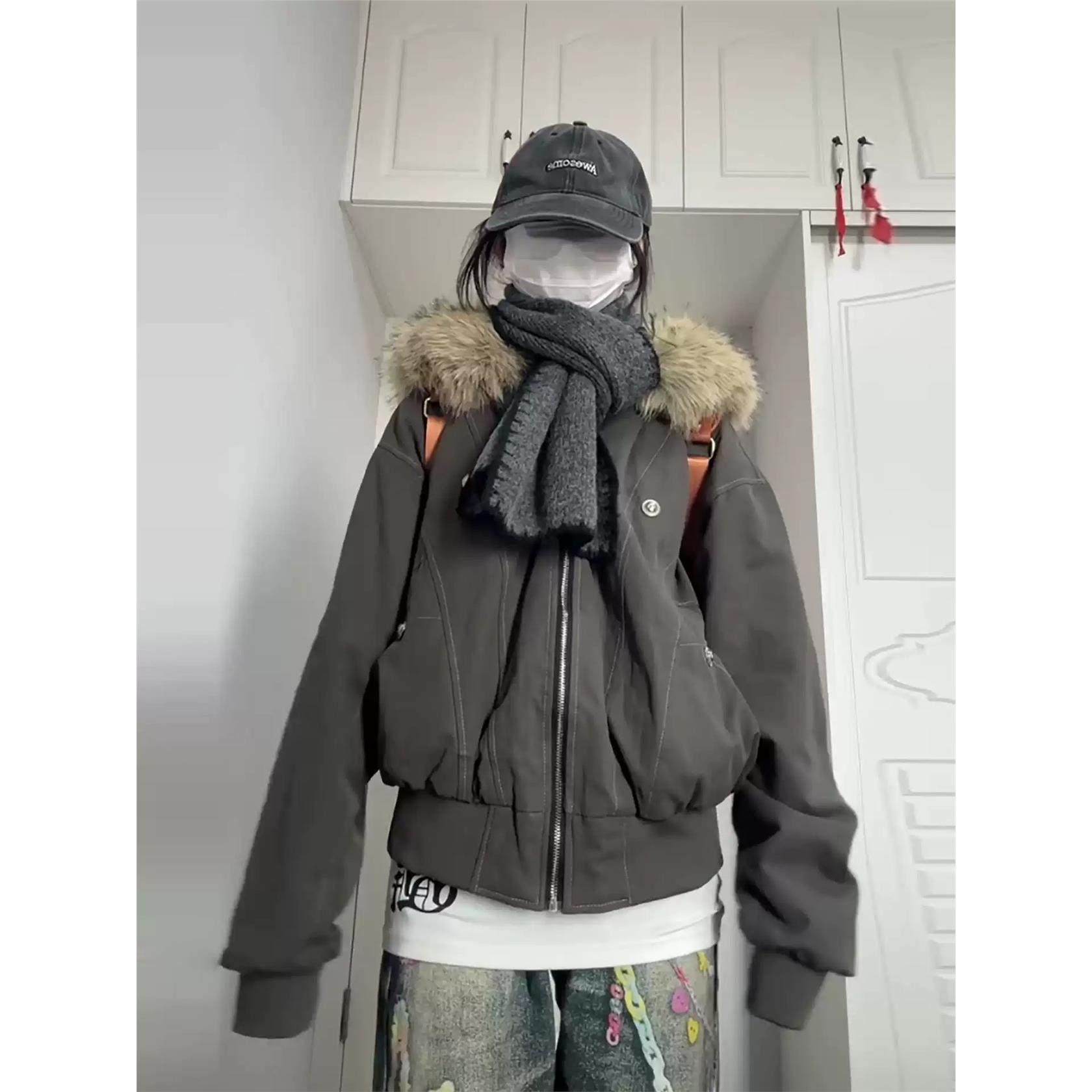 座山雕棉服外套女冬季2025新款棉衣加绒加厚派克服小个子短款棉袄,个性定制/设计服务/DIY,棉服工装,淘宝优惠券,粉丝福利购,淘宝优惠卷