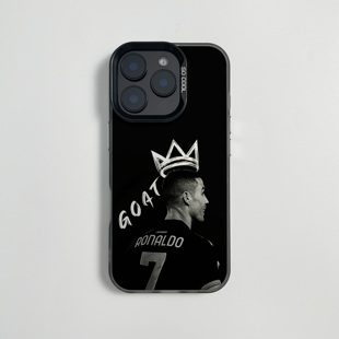 C罗GOAT适用于苹果17air手机壳iphone16e新款 15promax磁吸14全包13防摔xsmax佛系12PLUS足球11简约男女保护套