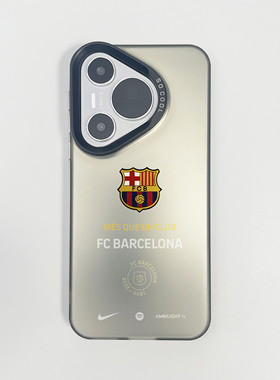 巴萨MES OUE UN CLUB适用于华为Mate70Ultra高级60Plus耐摔50抗刮耐磨Pura80Pro磁吸P70小众设计nova13