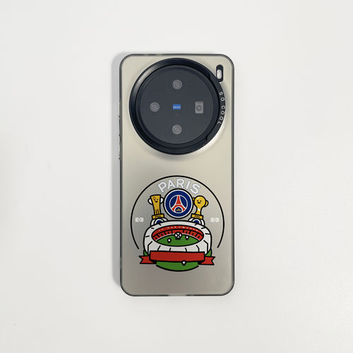 巴黎圣日耳曼涂鸦队徽手机壳适用于X70磁吸x200pro防摔X100Ultra/X60全包S19不撞壳S20巨好看iQOO15散热Neo9