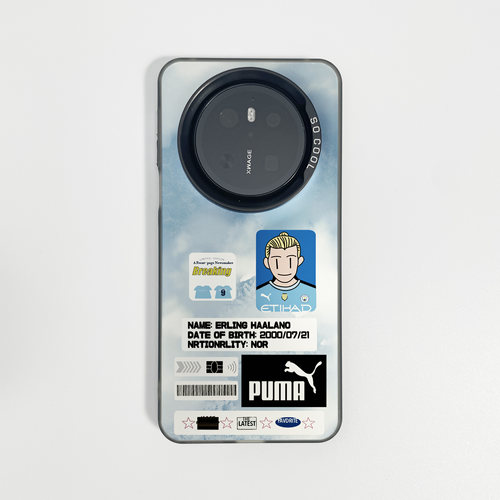 哈兰德球星卡适用于华为pura80ultra手机壳mate70proplus+曼城60rs磁吸50pro足球p40新款30E男nova12保护套