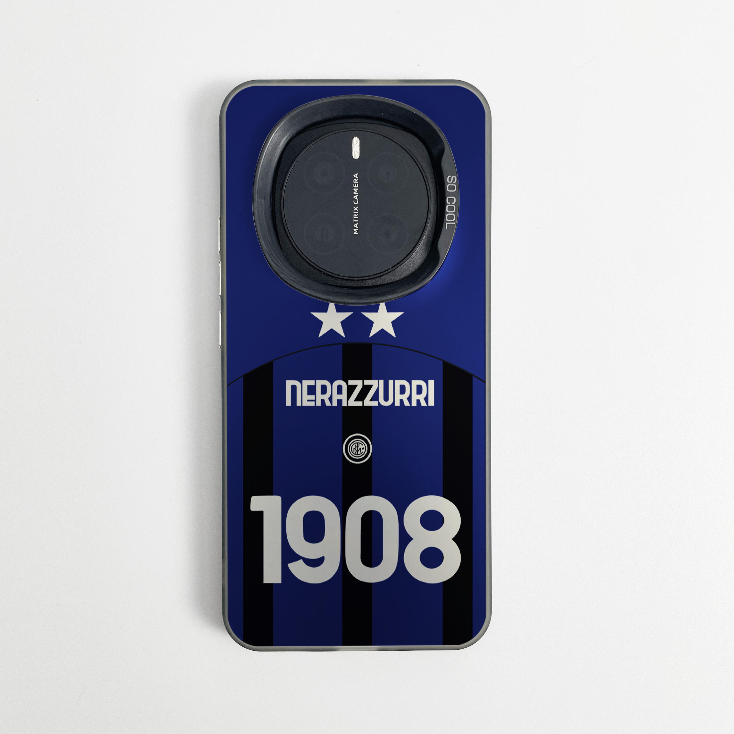 国米双星球衣适用于荣耀Magic6至臻手机壳7球迷90防摔300足球X60磁吸X40新款X50PRO彩银保护套