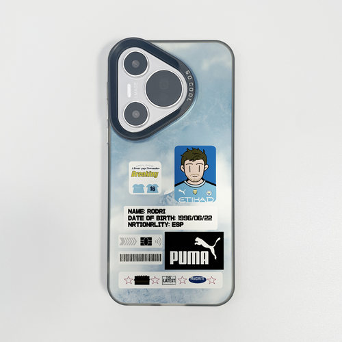 罗德里球星卡适用于华为pura80ultra手机壳mate70proplus+曼城60rs磁吸50pro足球p40新款30E男nova12保护套
