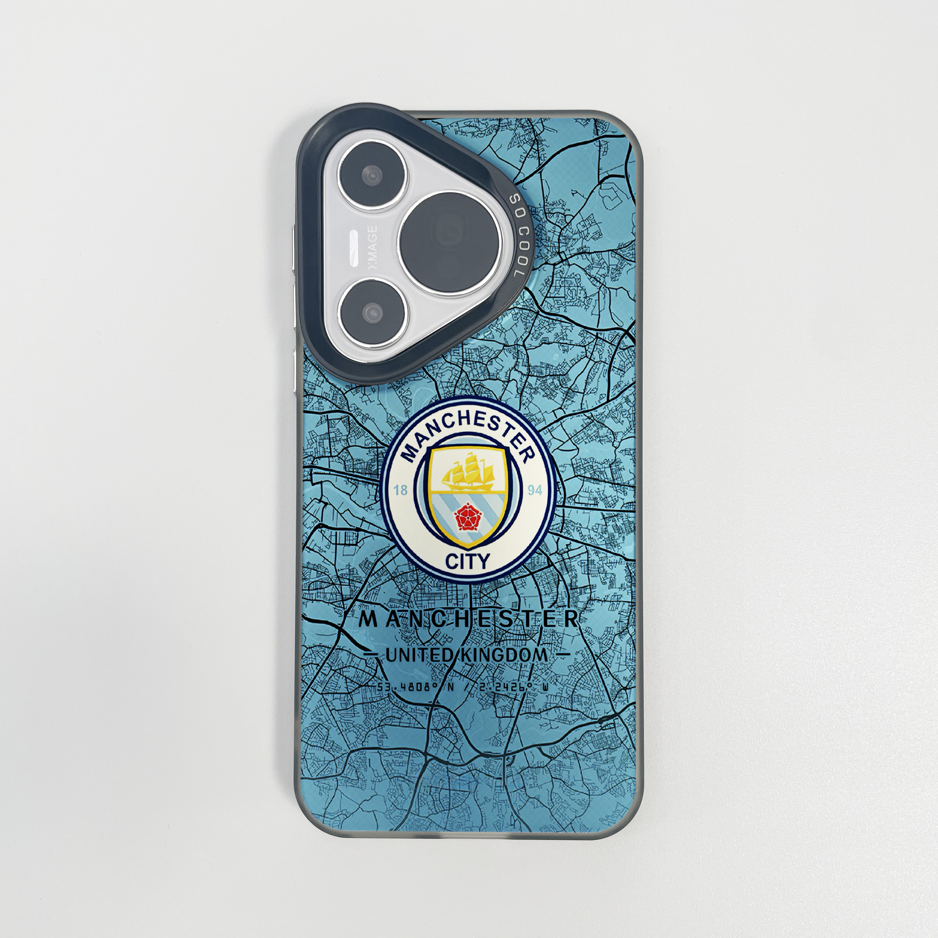 曼城城市地图适用于华为pura80ultra手机壳mate70proplus/+磁吸60rs足球50pro新款p40小众30E男nova12/7SE