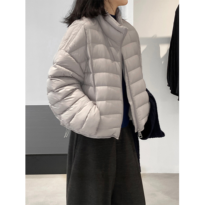 好看不臃肿的羽绒服女款韩版排骨面包服小个子今年流行的新款棉袄