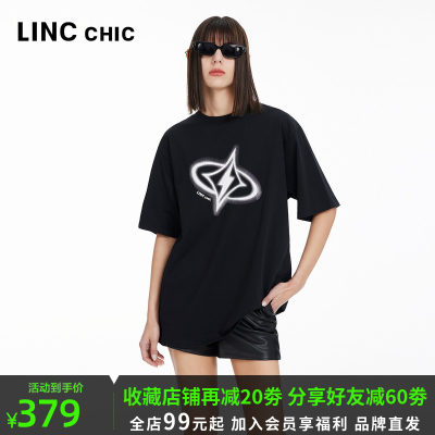 常规全棉休闲风短袖LINCCHIC金羽