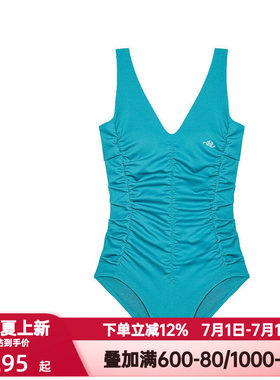 爱慕·CHUANG仪式4夏季女士显瘦性感三角比基尼连体泳衣CA681211