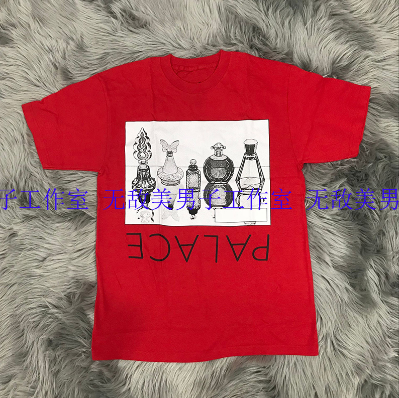Î޵У¬PALACE NASAL T-SHIRT Ïãˮƿ ×ÖĸlogoÄÐÅ®´¿ÃÞ¶ÌÐäTÐô