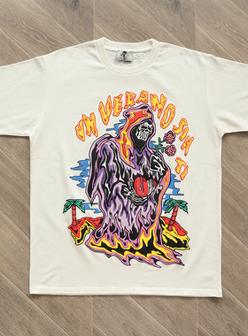 WL 潮牌 Bad Bun Un Verano Sin Ti Tee 流心骷髅限定短袖T恤