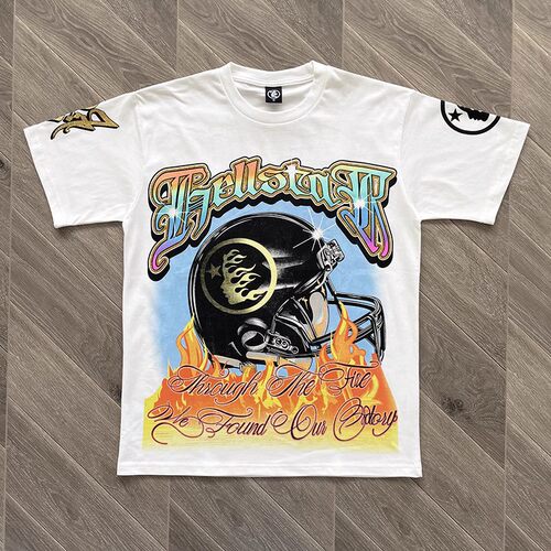 Hellstar短袖青春流行男女闪片