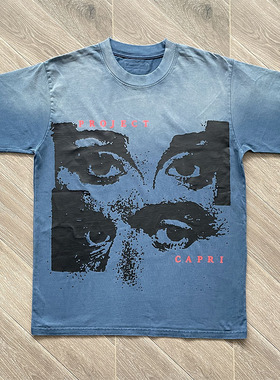 Project Capri Emergency Tee  洗水做旧纯棉短袖T恤