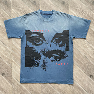 Project Capri Emergency Tee  洗水做旧纯棉短袖T恤