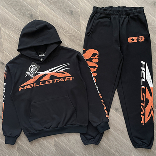 Hellstar Studios  渐变印花休闲长裤卫衣套装