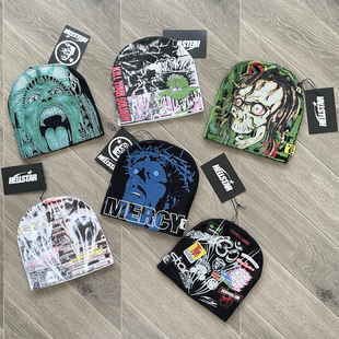 Hellstar Studios Sample Beanie Hat 印花休闲高街毛线冷帽子